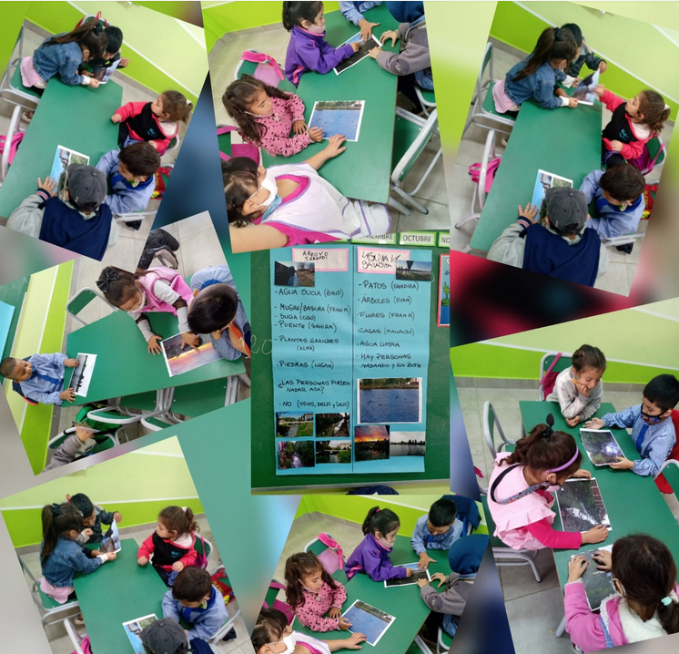 LOS NIÑOS/AS REALIZARON UNA COMPARACIÓN DEL ARROYO SARANDÍ CON LA LAGUNA “LA SALADITA” (ESTADO DEL AGUA, FLORA, FAUNA, ACTIVIDADES QUE SE PUEDEN DESARROLLAR ALLÍ)