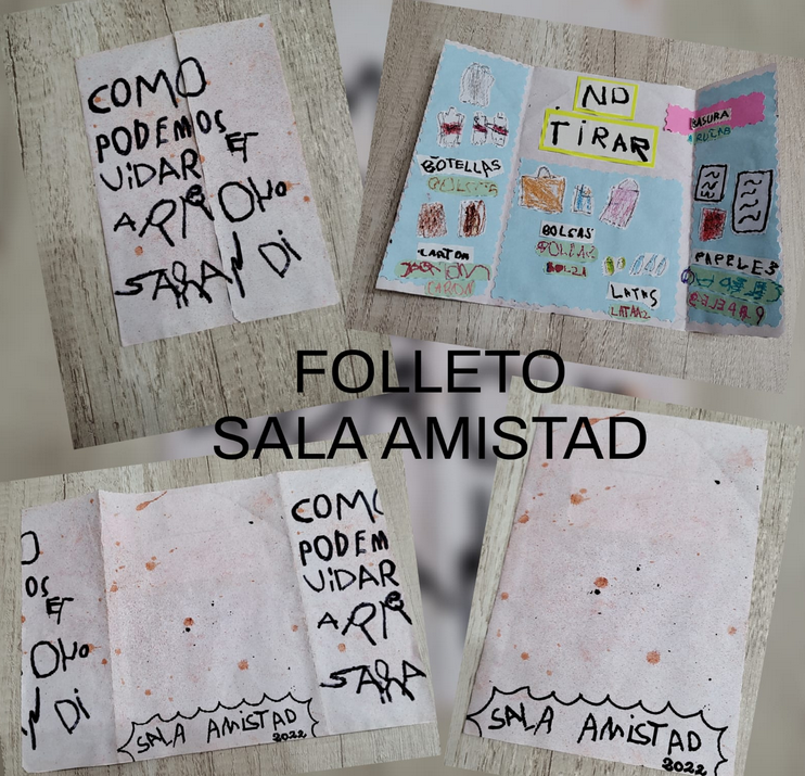 MEDIANTE LA ESCRITURA POR SÍ MISMO Y COPIA CON SENTIDO SE LLEVÓ ADELANTE EL FOLLETO. LOS NIÑOS/AS REALIZARON LOS DIBUJOS Y, JUNTO A LA DOCENTE COLOCARON LOS EPÍGRAFES. 