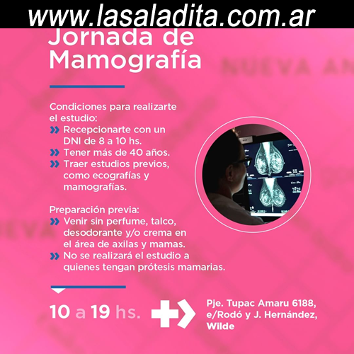 Mamografía en Wilde