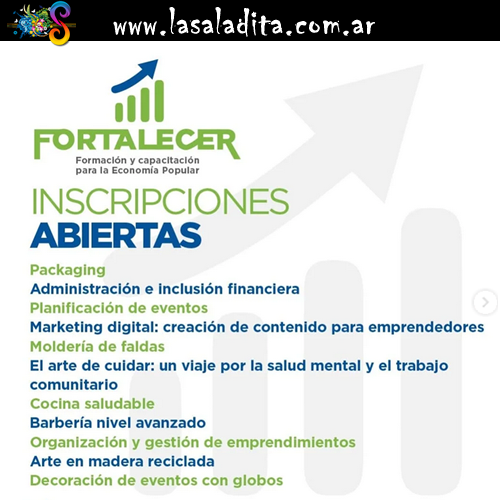 Inscripción abierta a los cursos gratuitos de FORTALECER 2025 para emprendedores y la economía popular