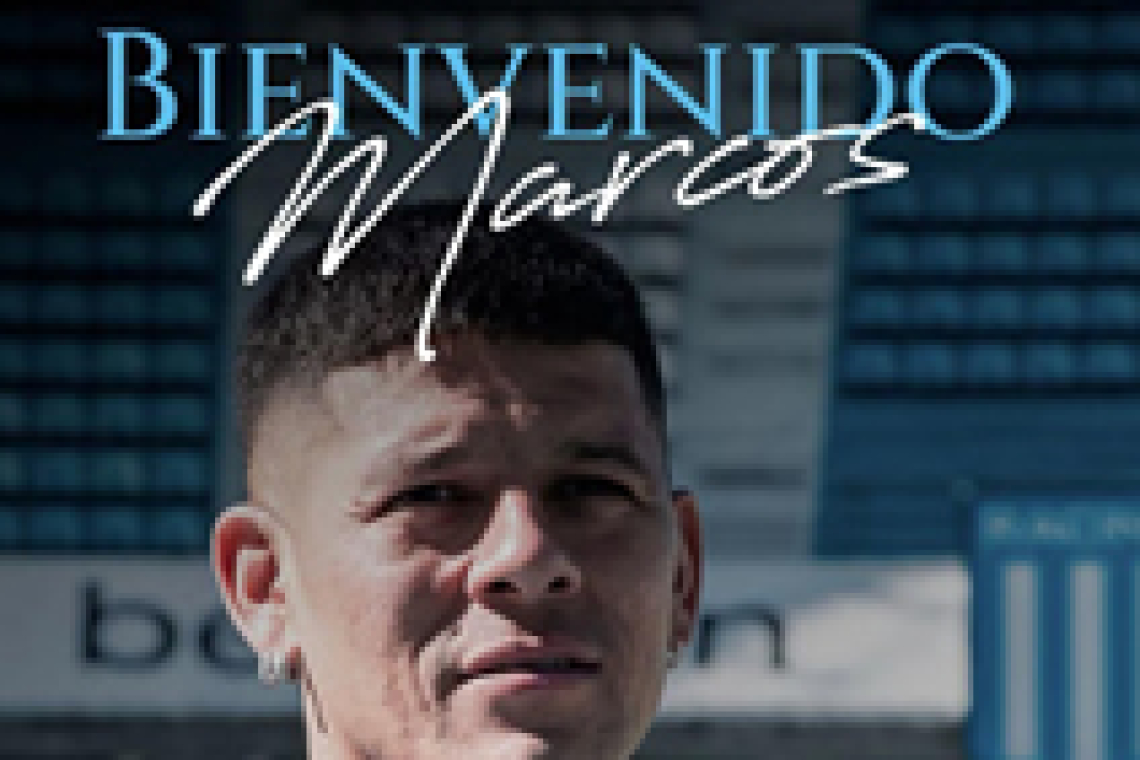 Marcos Rojo fue presentado oficialmente en Racing: jugará Copa Libertadores y Copa Argentina