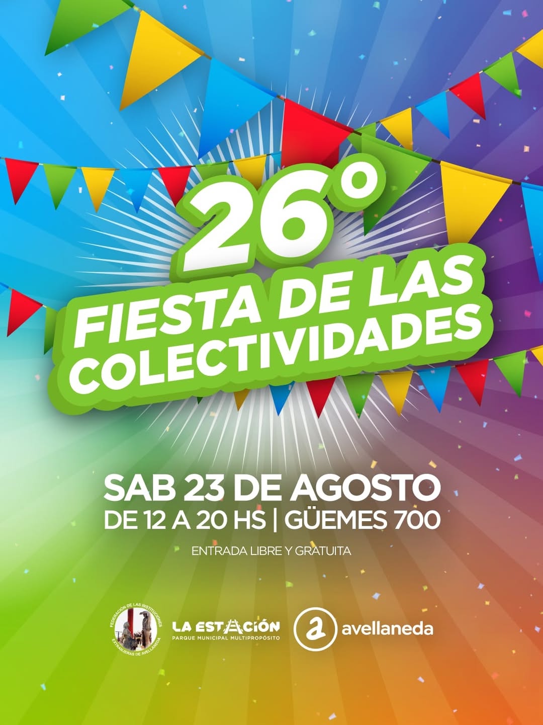 Llega la 26º Fiesta de las Colectividades: gastronomía, cultura y espectáculos en Parque La Estación