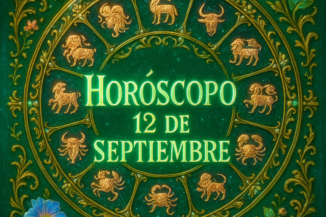 Horóscopo para hoy, viernes 12 de septiembre 2025
