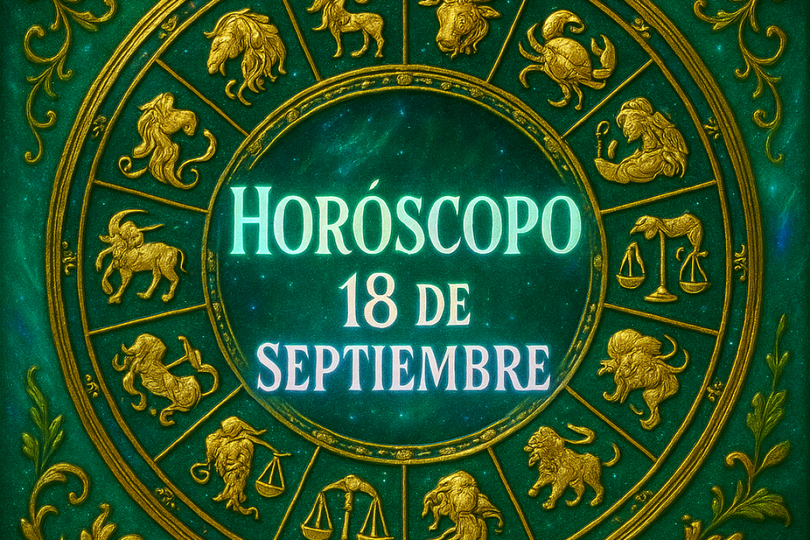 Horóscopo para hoy, jueves 18 de septiembre 2025