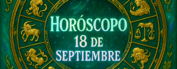 Horóscopo para hoy, jueves 18 de septiembre 2025