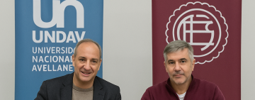 La UNDAV firmó convenio con el Club Atlético Lanús para promover el Programa Doble Carrera