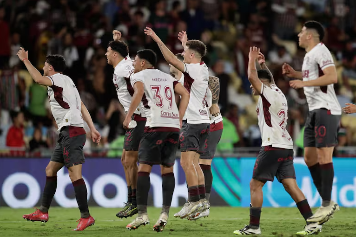 Lanús empató con Fluminense en Brasil y avanzó a semifinales de la Copa Sudamericana