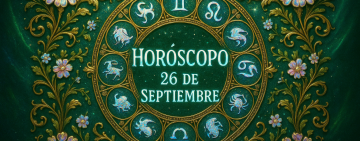 Horóscopo para hoy, viernes 26 de septiembre 2025
