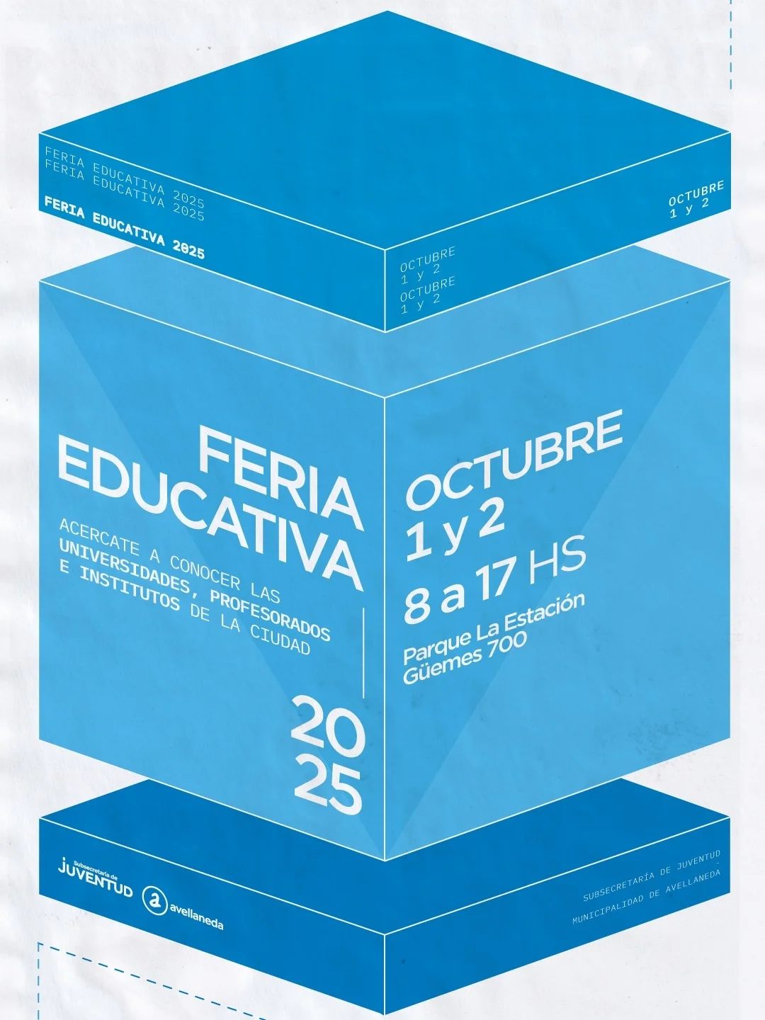 Feria Educativa 2025 en Avellaneda: universidades, profesorados e institutos en el Parque La Estación
