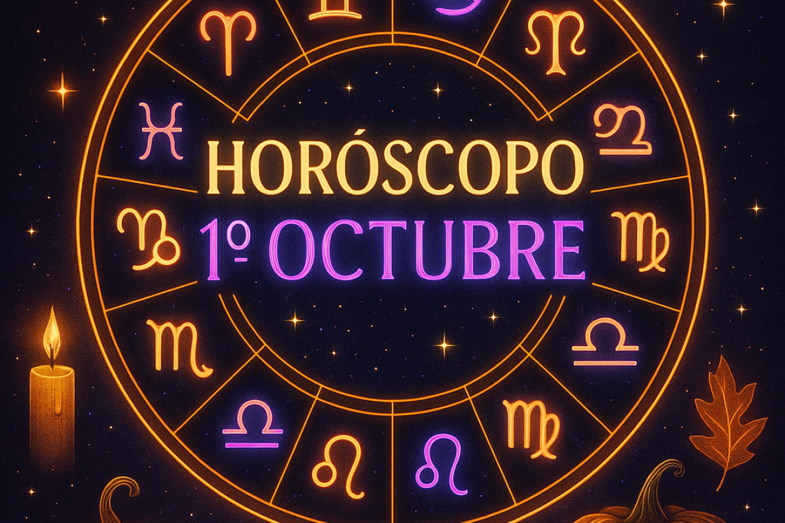 Horóscopo para hoy, miércoles 1 de octubre 2025