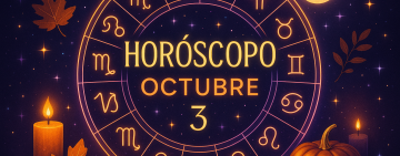 Horóscopo para hoy, viernes 3 de octubre 2025