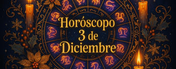 Horóscopo para hoy martes 3 de diciembre 2025