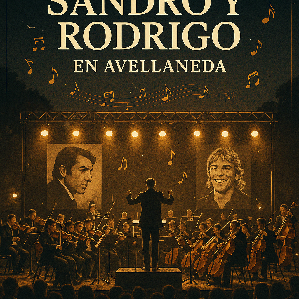 Homenajes sinfónicos a Sandro y Rodrigo: doble jornada musical gratuita en Avellaneda