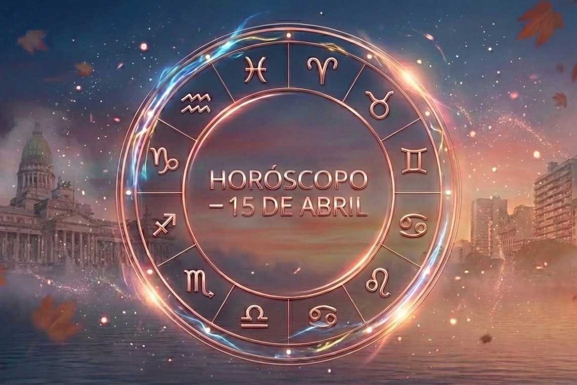 Horóscopo para hoy, miércoles 15 de abril 2026: las predicciones para los 12 signos zodiacales avellaneda