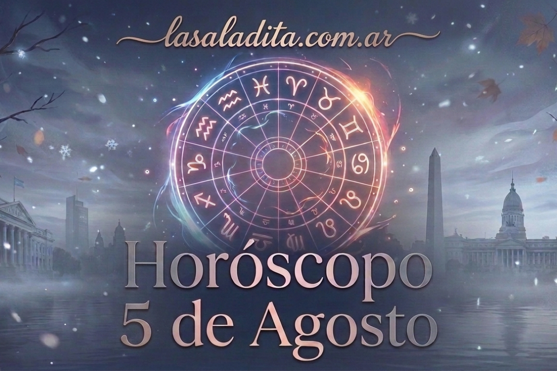 Horóscopo para hoy, miércoles 5 de agosto 2026: las predicciones para los 12 signos zodiacales avellaneda
